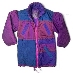 Vintage Womens Outdoor Ski Snowboarding Performance Jacket 90s 80s Puffer‎